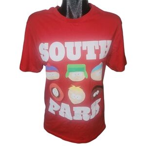 South Park Red Character Graphic Print Comedy Central T-Shirt M